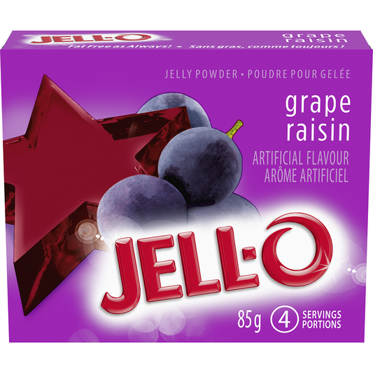 Grape Jelly Powder, Gelatin Mix - Jell-O