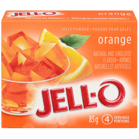 Orange Jelly Powder, Gelatin Mix - Jell-O