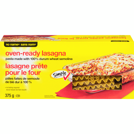 Oven-ready Lasagna Pasta - No Name