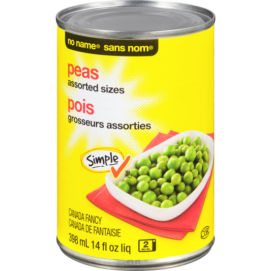 Peas, Assorted Sizes - No Name