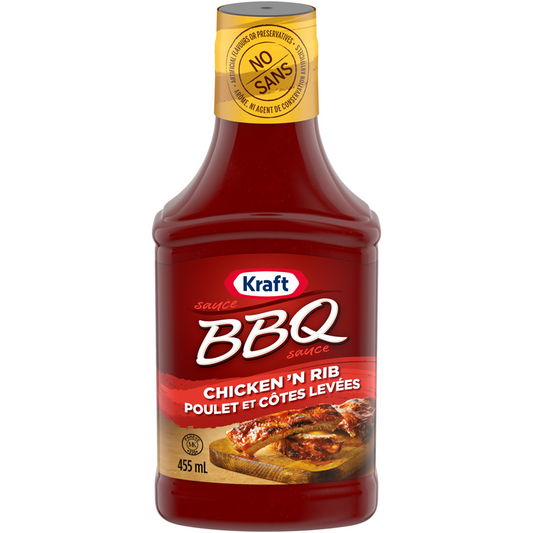 BBQ Sauce, Chicken & Rib - Kraft