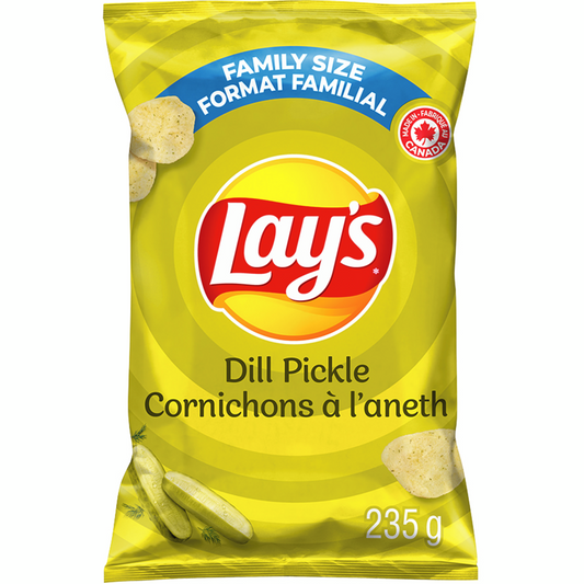 Dill Pickle flavoured potato chips - Lay's