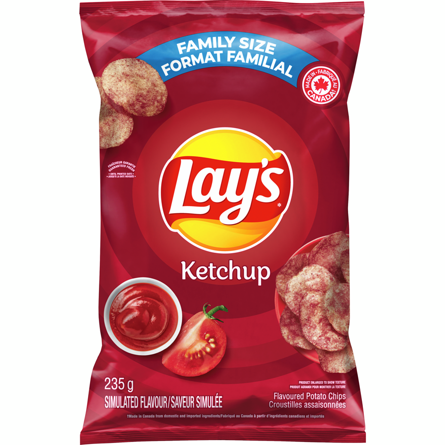Ketchup flavoured potato chips - Lay's