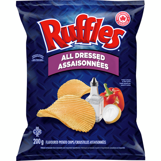 All Dressed Flavoured Potato Chips - Ruffles