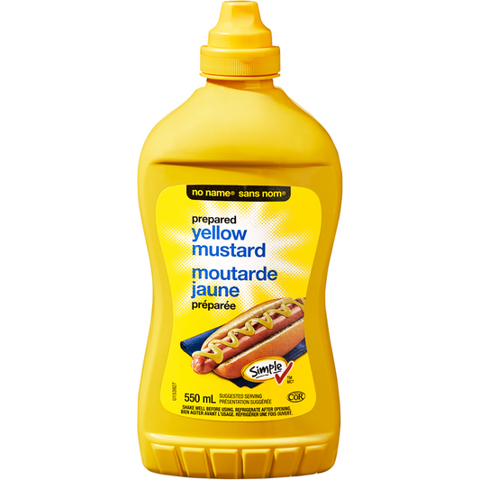Prepared Yellow Mustard - No Name