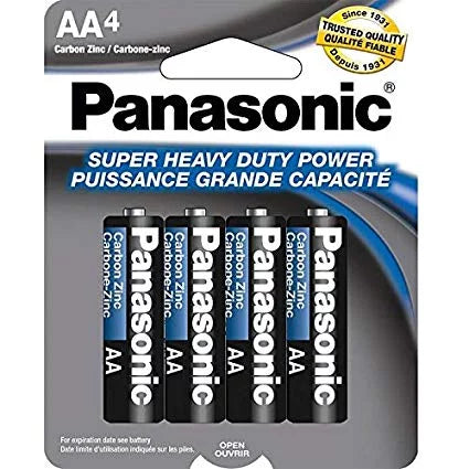 AA Heavy Duty Batteries - Panasonic